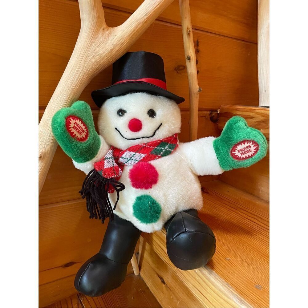 Vintage Snowman Stuffed Plush